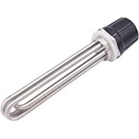 Los mejores  - 220v 6000w Elemento de Calefacción 1.5 pulgada Brida de acero inoxidable para Calentador de Agua Vienen con Tapa y…